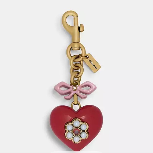 Coach Heart Bag Charm - Picture 1 of 1